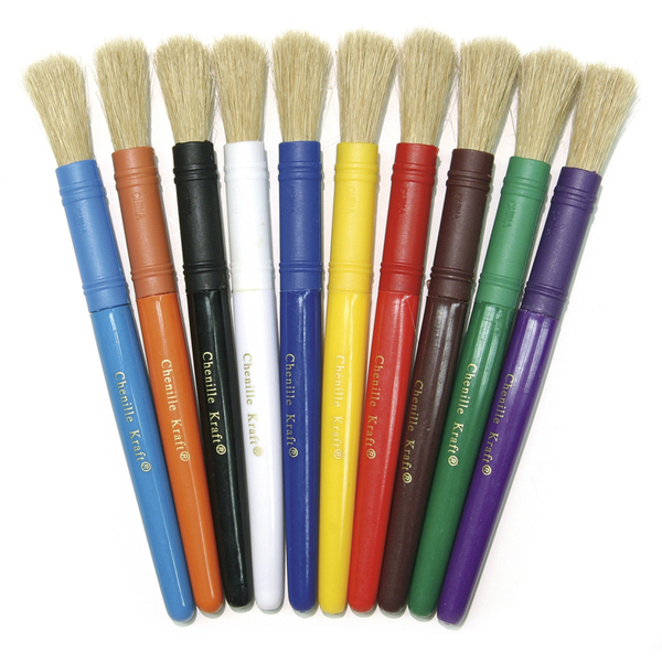 Creativity Street Colossal Brushes, Assorted Colors, PK30 PAC5900